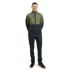 Abacus Bounce herre regnjakke - Grn/Navy